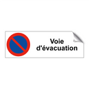 Voie d'évacuation