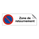 Zone de retournement