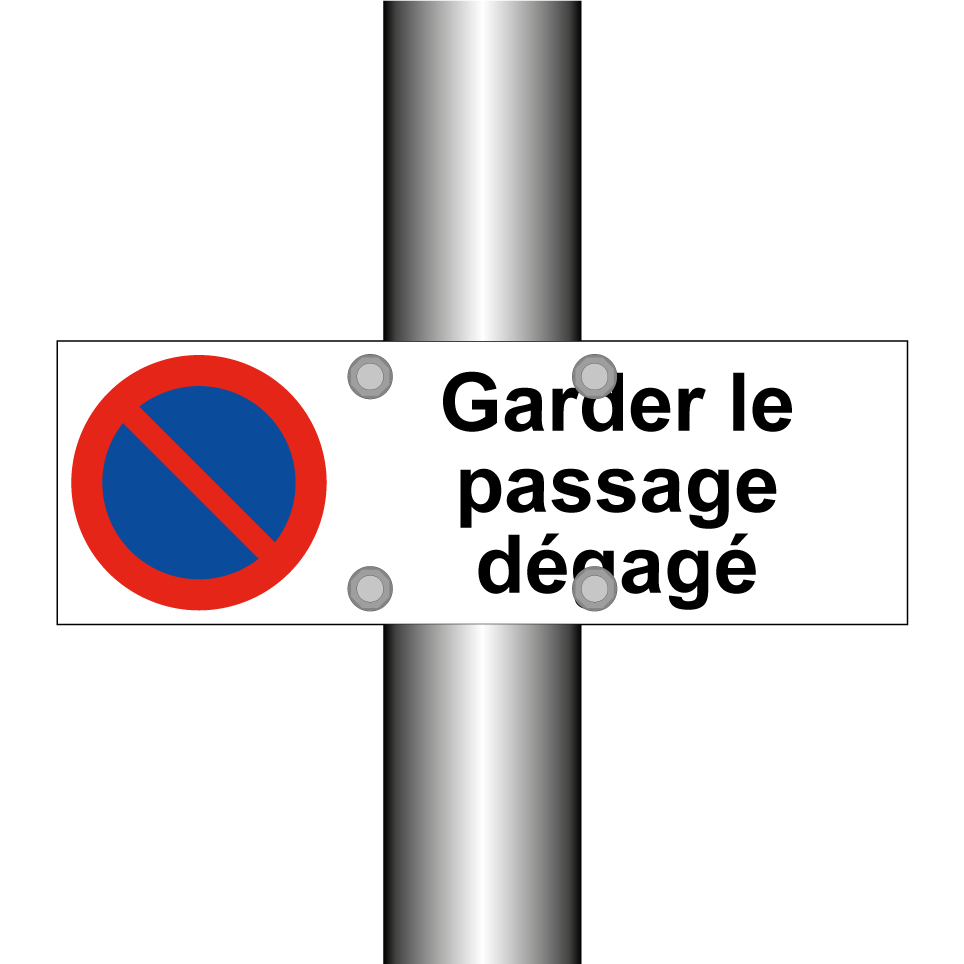 Garder le passage dégagé