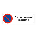 Stationnement interdit !