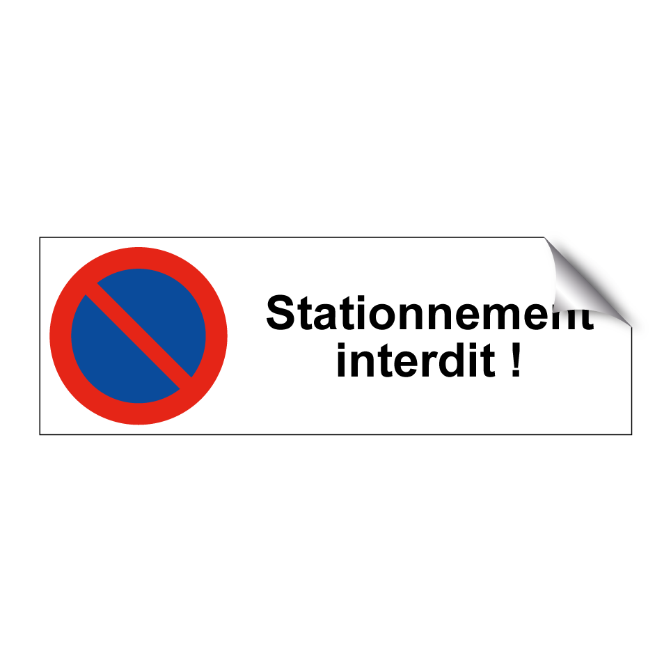 Stationnement interdit !