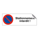 Stationnement interdit !