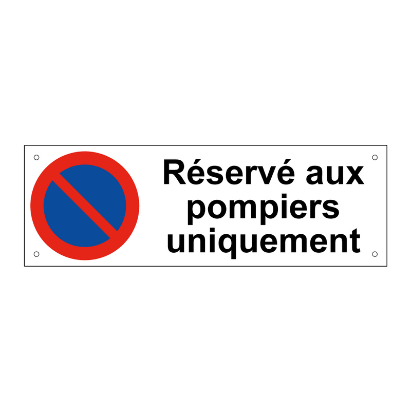 Réservé aux pompiers uniquement