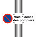 Voie d'accès des pompiers