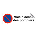 Voie d'accès des pompiers