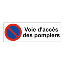 Voie d'accès des pompiers