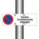 Garder l'entrée/sortie dégagée