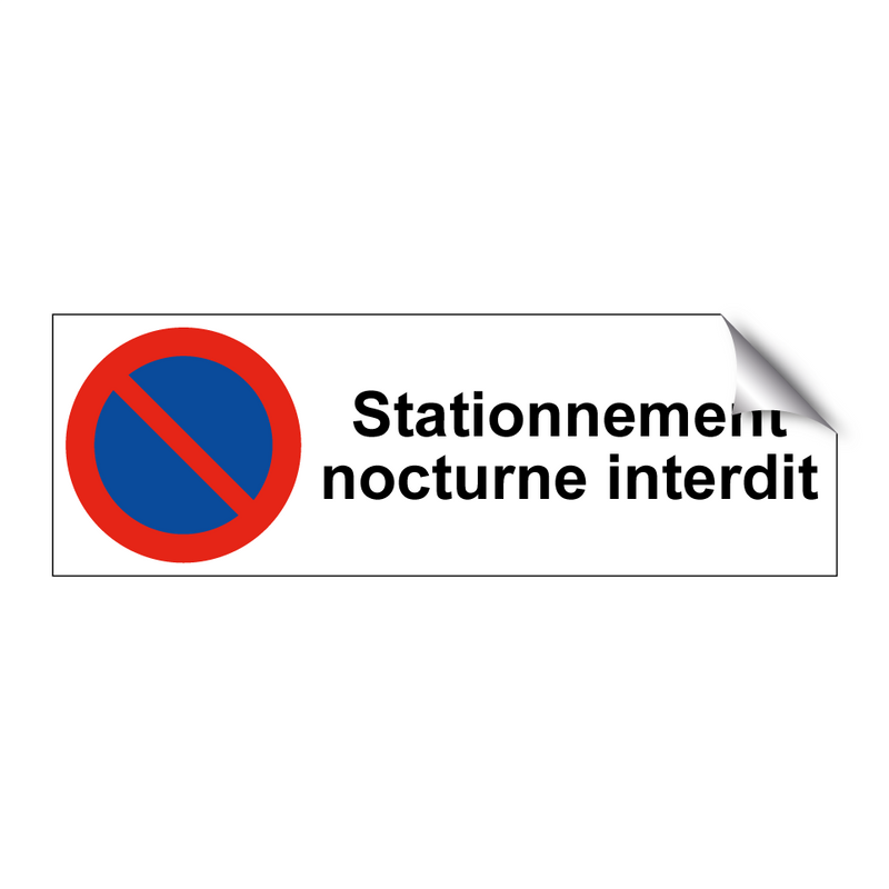 Stationnement nocturne interdit