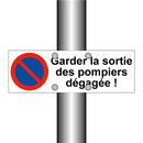 Garder la sortie des pompiers dégagée !