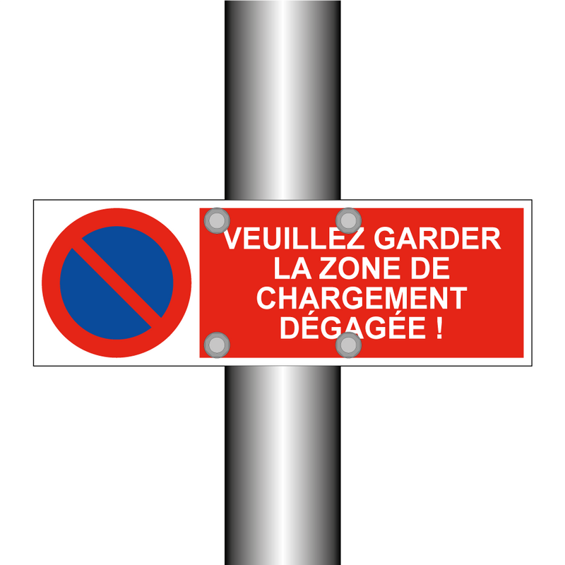 Veuillez garder la zone de chargement dégagée !