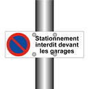 Stationnement interdit devant les garages