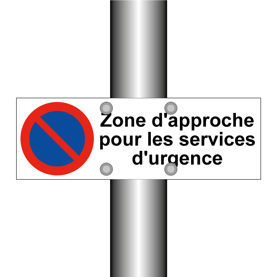 Zone d'approche pour les services d'urgence