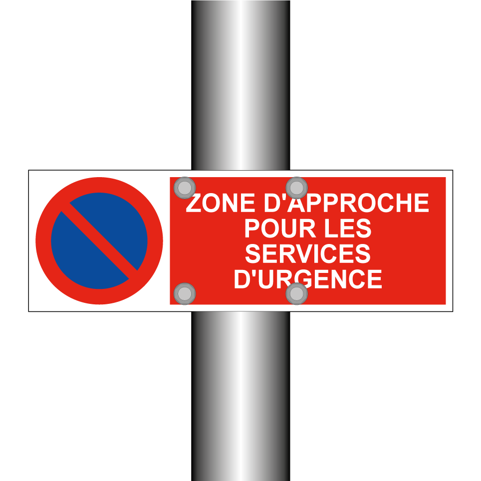 Zone d'approche pour les services d'urgence
