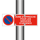 Zone d'approche pour les services d'urgence
