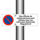 Des sabots de stationnement sont utilisés pour les véhicules stationnés illégalement