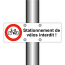 Stationnement de vélos interdit !