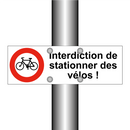 Interdiction de stationner des vélos !