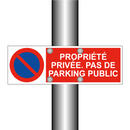 Propriété privée. Pas de parking public