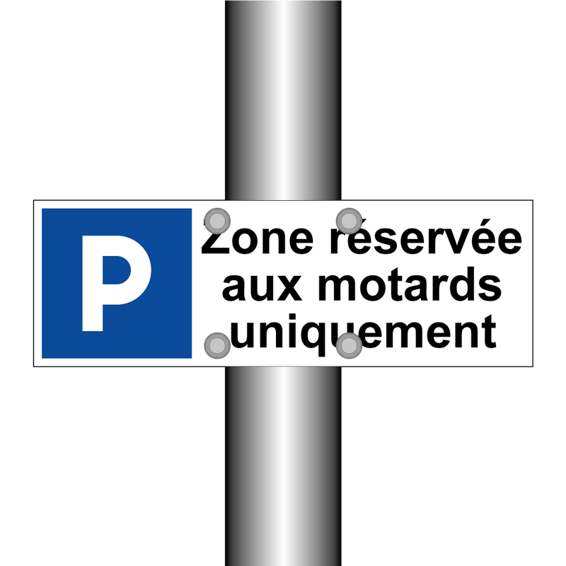 Zone réservée aux motards uniquement