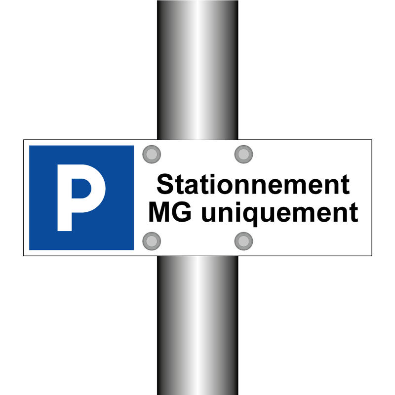 Stationnement MG uniquement