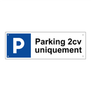 Parking 2cv uniquement