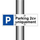 Parking 2cv uniquement