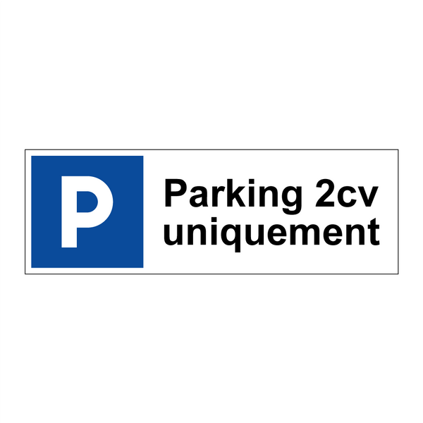 Parking 2cv uniquement