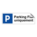 Parking Fiat uniquement