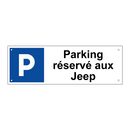 Parking réservé aux Jeep