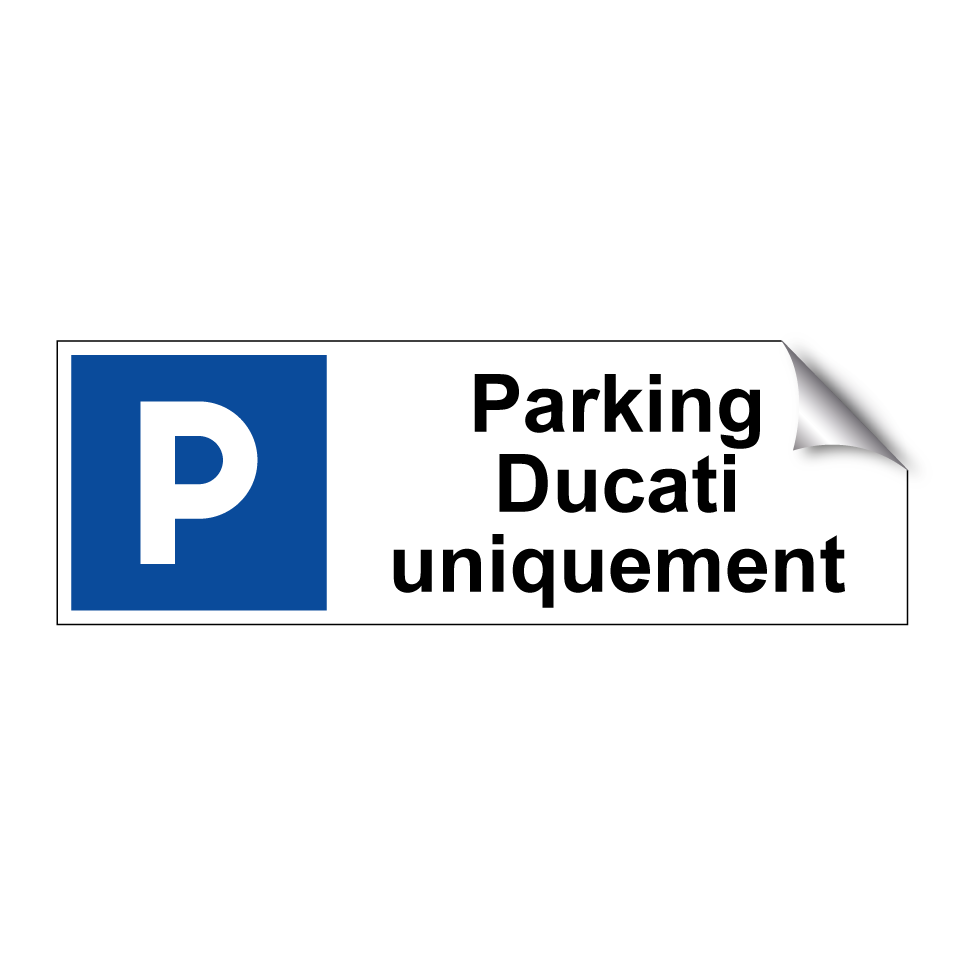 Parking Ducati uniquement