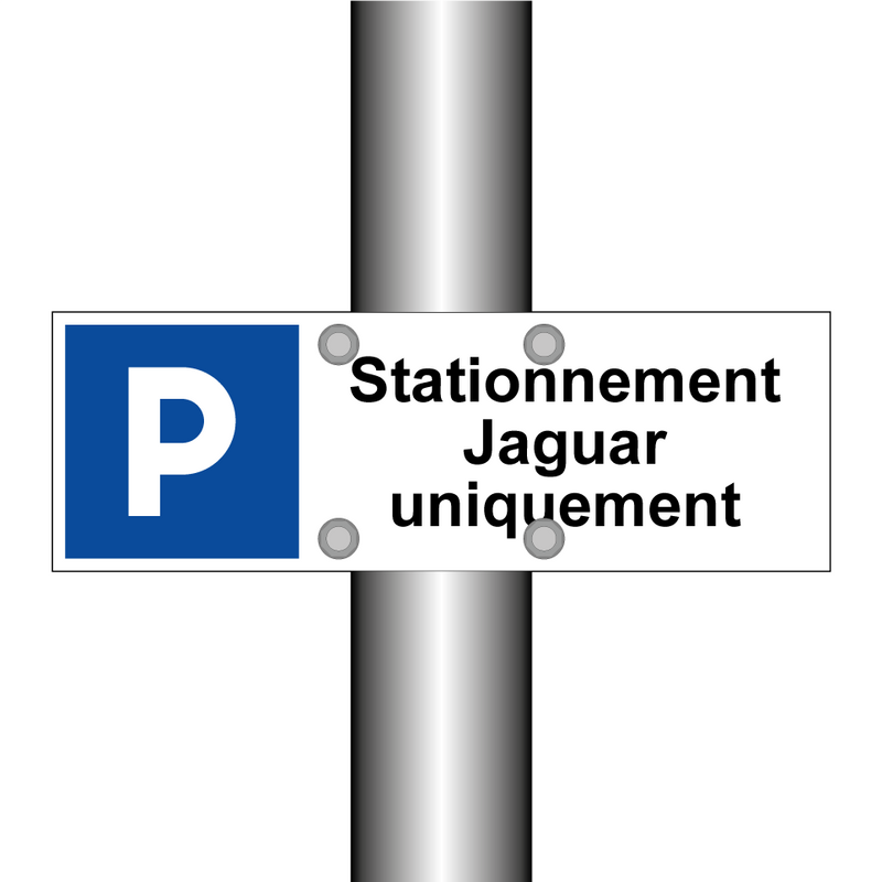 Stationnement Jaguar uniquement