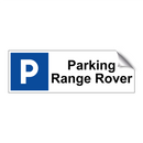 Parking Range Rover