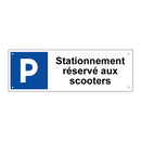 Stationnement réservé aux scooters