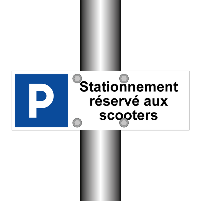 Stationnement réservé aux scooters