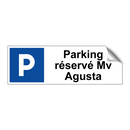 Parking réservé Mv Agusta