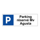 Parking réservé Mv Agusta