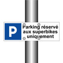 Parking réservé aux superbikes uniquement