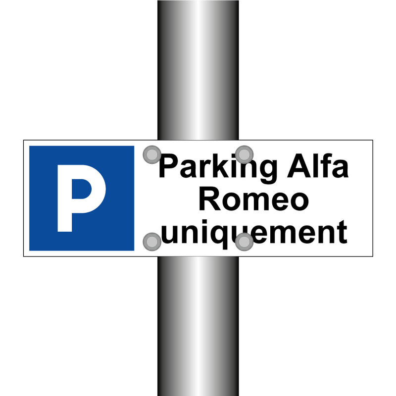 Parking Alfa Romeo uniquement