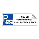 Aire de stationnement pour camping-cars
