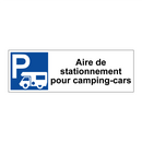 Aire de stationnement pour camping-cars