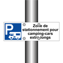 Zone de stationnement pour camping-cars extra-longs