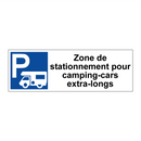 Zone de stationnement pour camping-cars extra-longs
