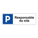 Responsable du site