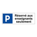 Réservé aux enseignants seulement