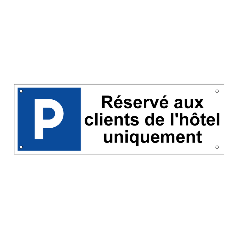 Réservé aux clients de l'hôtel uniquement