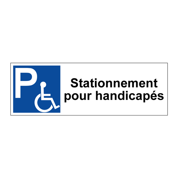 Stationnement pour handicapés