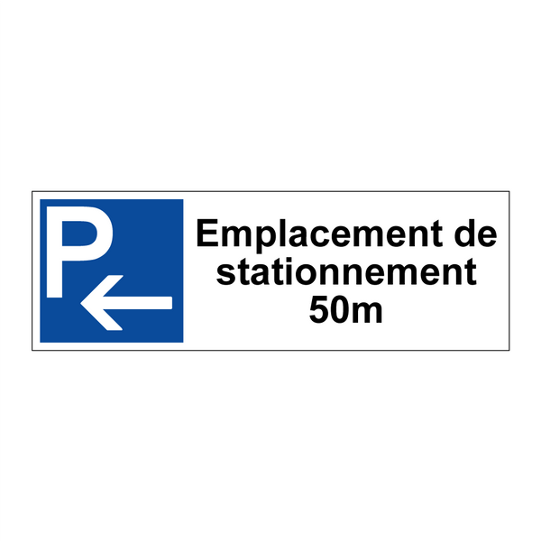 Emplacement de stationnement 50m