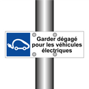 Garder dégagé pour les véhicules électriques
