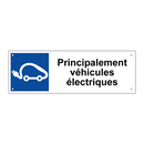 Principalement véhicules électriques