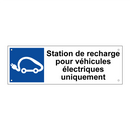 Station de recharge pour véhicules électriques uniquement
